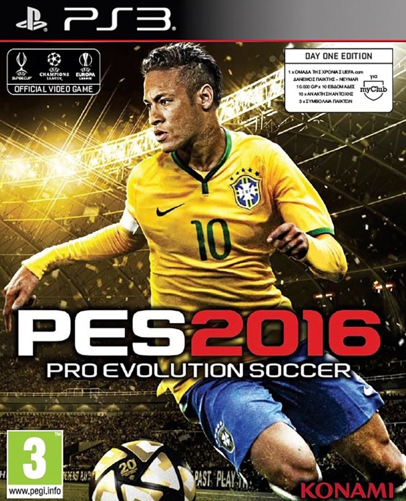 PS3 GAME Pro Evolution Soccer 2016 PES 2016 Ελληνικό (MTX) στη